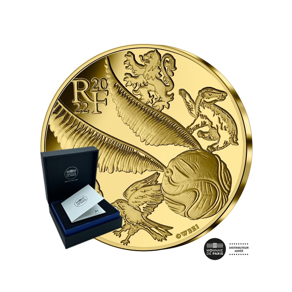 harry potter vif d'or 5 euro be 2022