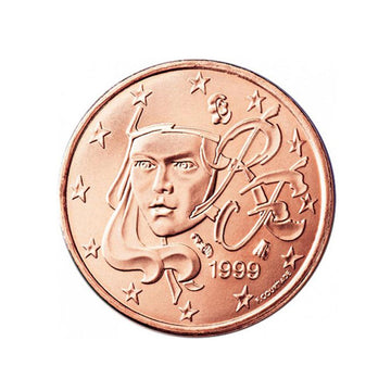 França 1999 - 5 euros centavos