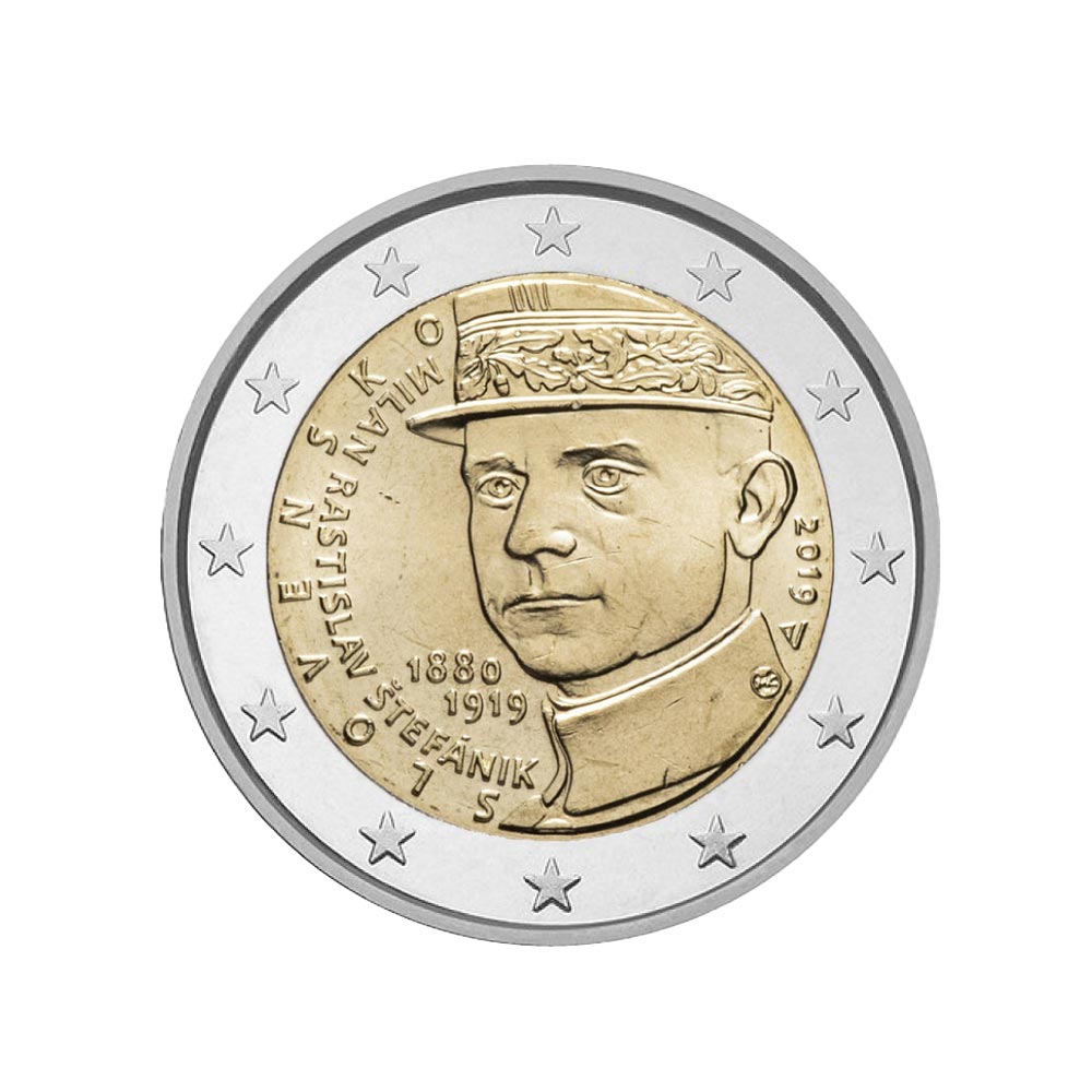 slovaquie 2019 milan stefanik 2 euro