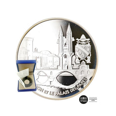 ⁣⁢Avignon and the Palace of the Popes - 1,5€ Silver Coin - Proof 2004⁤⁣