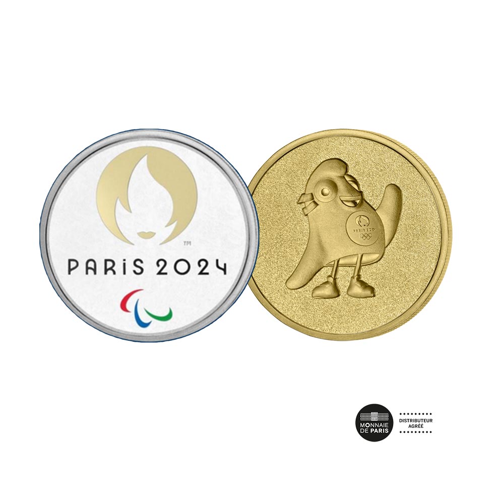 La Mascotte - Lot de 2 médaillons Emblème et Mascotte - 2022