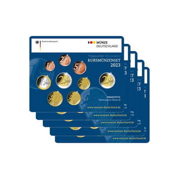 Allemagne 2023 - Série Officielle des 5 ateliers avec 2€ supplémentaire - BU