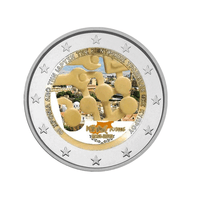 Cyprus 2023 - 2 Euro Commemorative - 60e verjaardag van de Centrale Bank van Cyprus - Ingekleurd