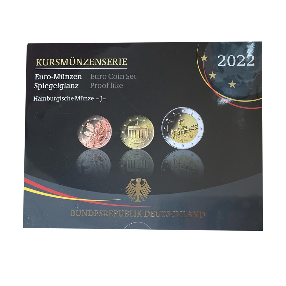 Kursmünzenserie - Atelier de Hambourg J - BE Allemagne 2022