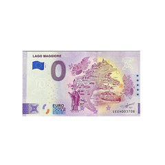 ⁣⁢Nul-euro souvenir-seddel - Lago Maggiore - Italien - 2022⁤⁣