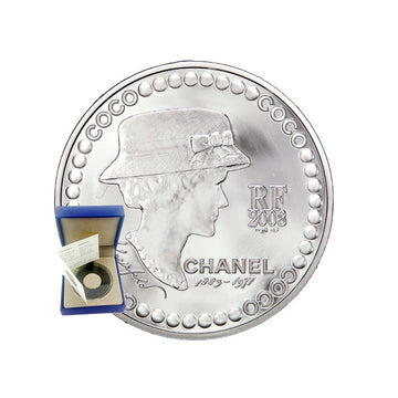 Coco Chanel - munily de € 5 prata - seja 2008