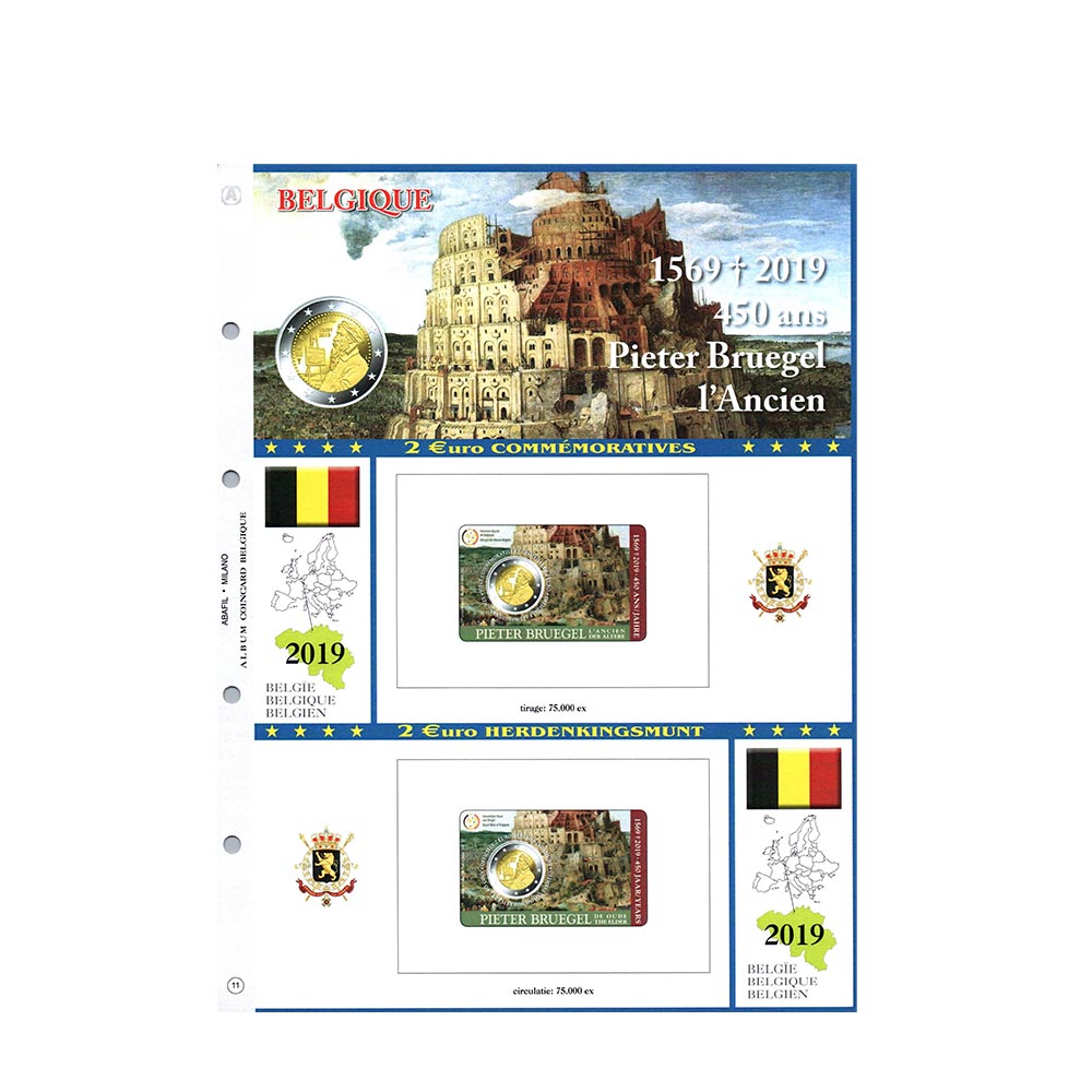 Leaves Album 2015-2022 - 2 Euro Commemorative Coincard - Belgio