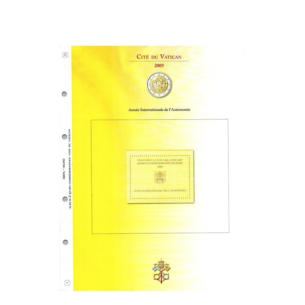 Álbum de folhas 2004 a 2022 - série comemorativa anual - Vaticano