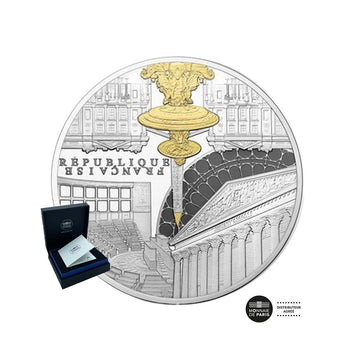 UNESCO - Place de la Concorde - Währung von 10 Euro -Geld - sein 2017
