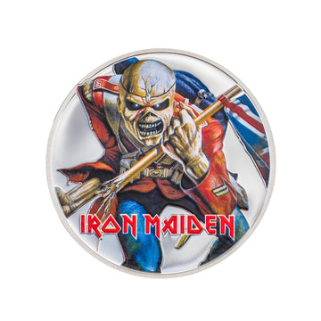 Iron Maiden - Eddie the Trooper - 5 dollars currency 1 oz silver - be 2023
