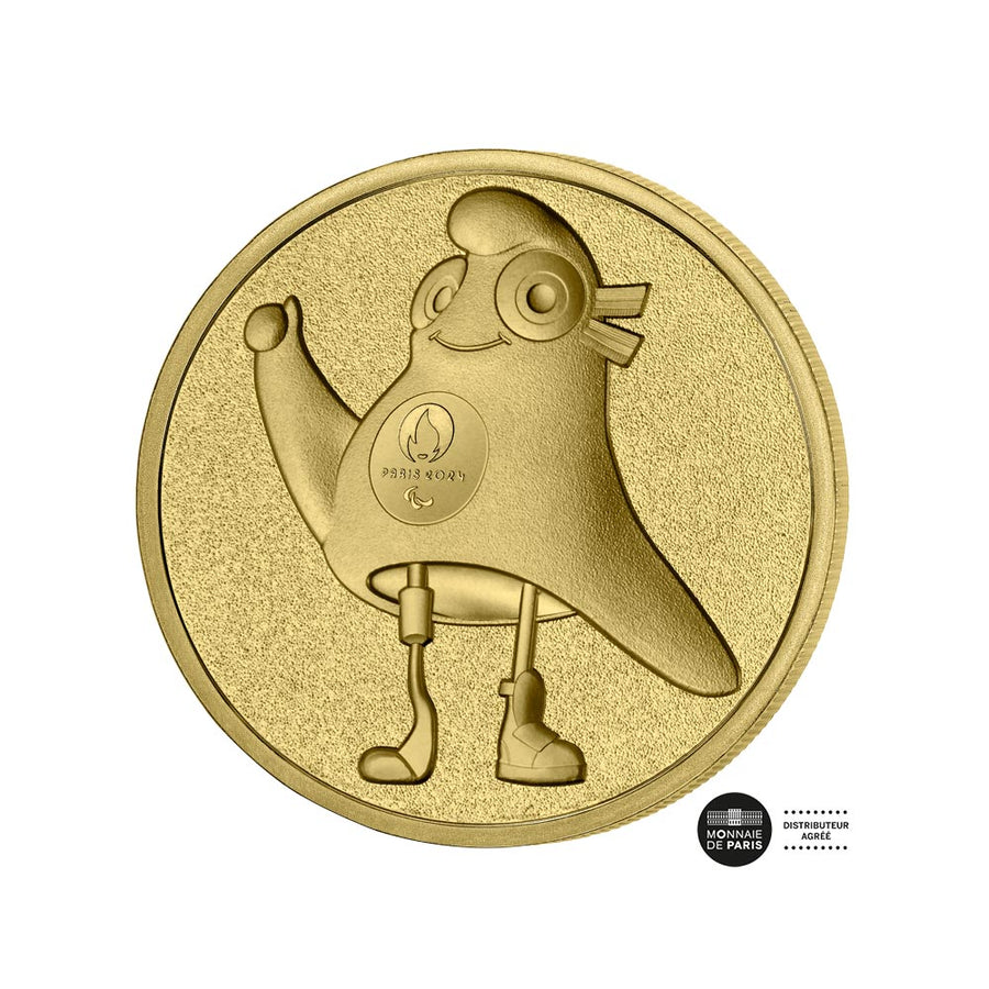 The mascot - Paralympic medallion