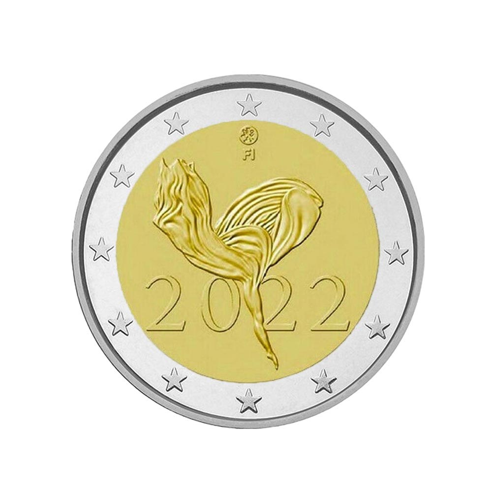 Finlândia 2022 - 2 euros comemorativo - o balé