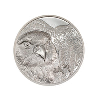 Wildmongolei - Mongolischer Falke - 500 Togrog Silber 1 Unzen Währung - 2023 sein