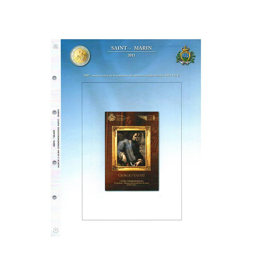 Leaves album 2004 to 2022 - 2 Euro commemorative - Saint Marin