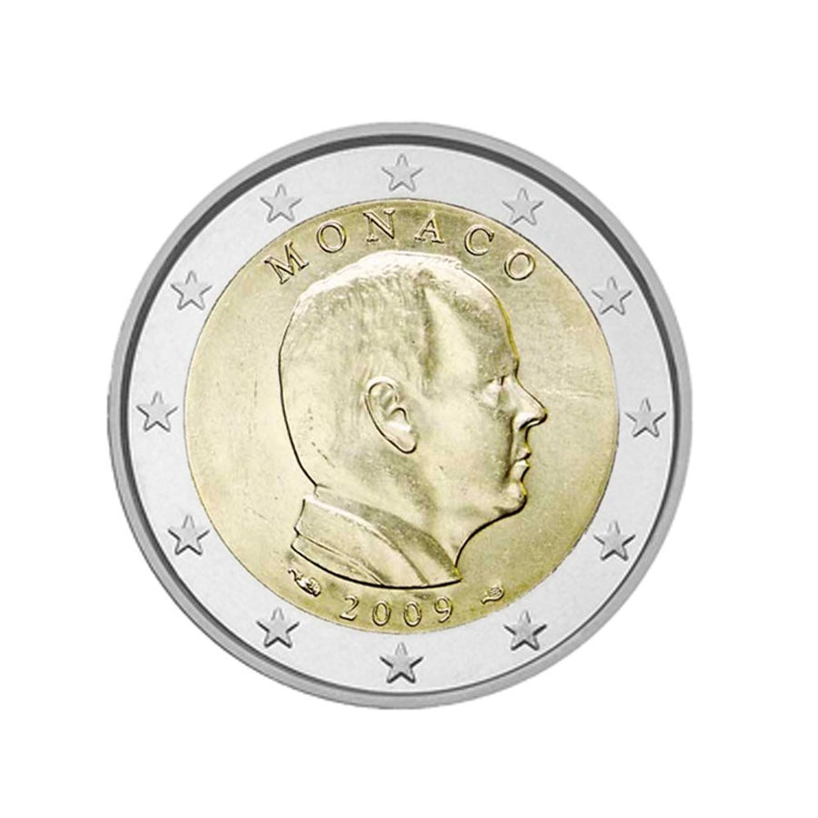 Monaco 2009 - 2 Euro Commémorative - Profil du Prince Albert
