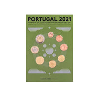 Miniset Portugal 2021 - Anual FDC Coleçao de Moedas Emitidas Em Portugal series
