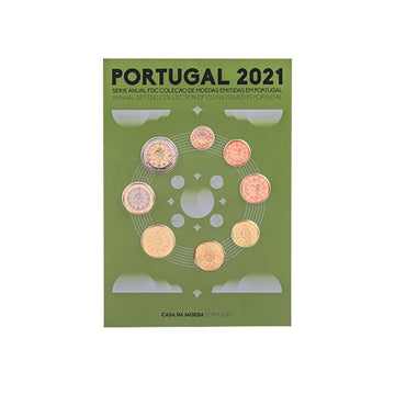 Miniset Portugal 2021 - Anual FDC Coleçao de Moedas Emitidas EM Portugal -Serie