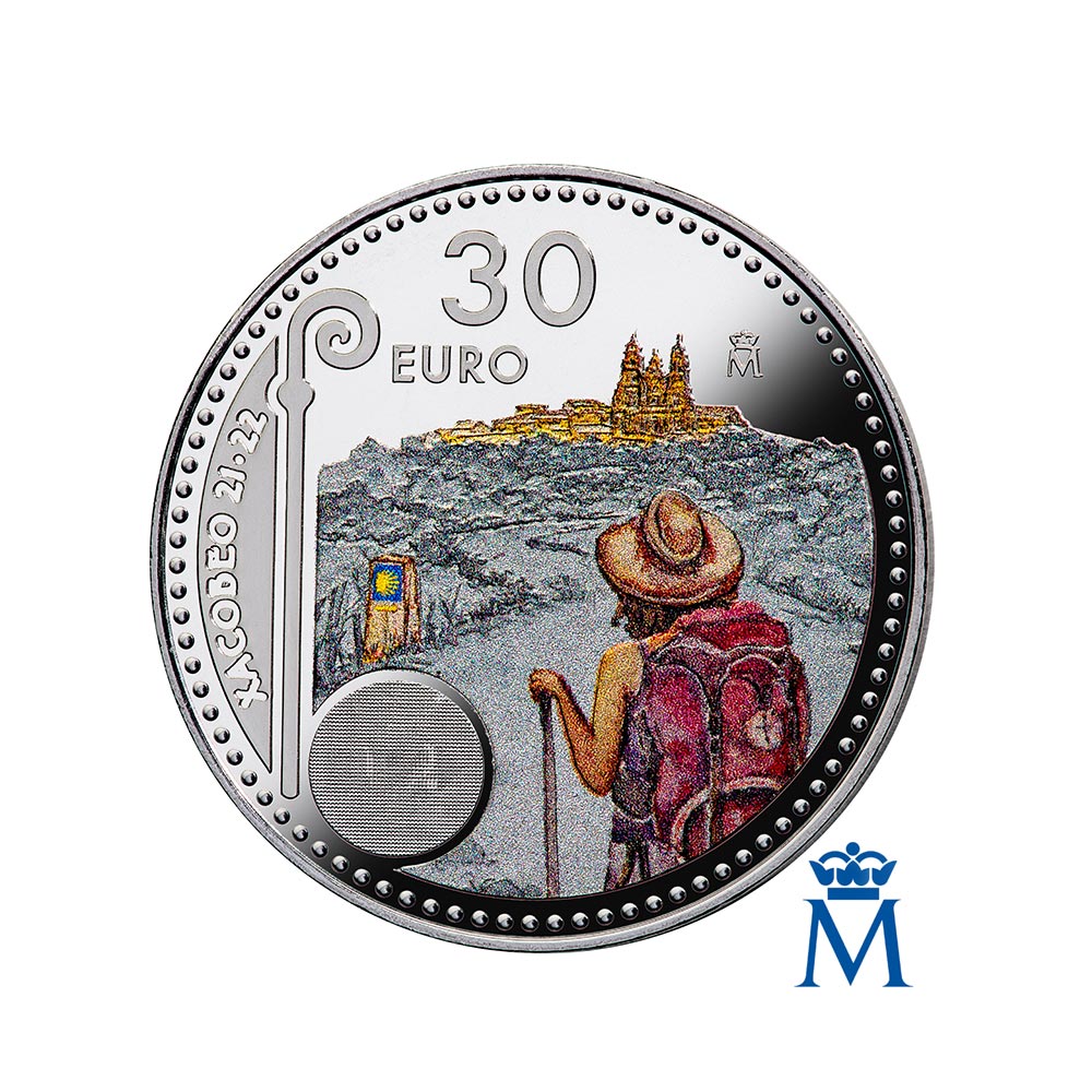 Année Sainte Jacobéenne - Monnaie de 30€ Argent - BE 2021