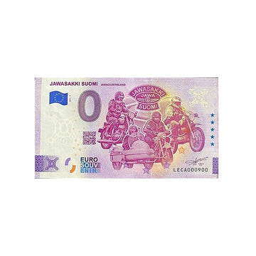 Bilhete de lembrança de zero a euro - Jawasakki Suomi - Finlândia - 2022