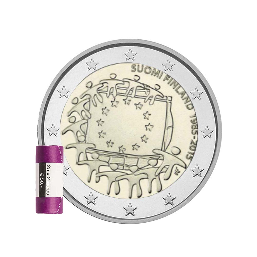 Finland 2015 - 2 euro commemorative - 30th anniversary of the European Union flag