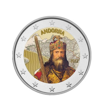 Andorra 2022 - 2 Euro commemorative - Legend of Charlemagne - Colorized #4