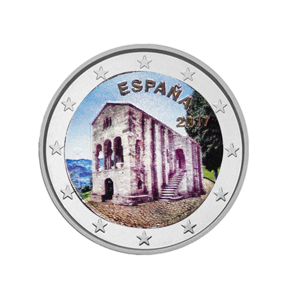 Spanien 2017 - 2 Euro Gedenk - Kirchen des Königreichs Asturias - Kolodiert