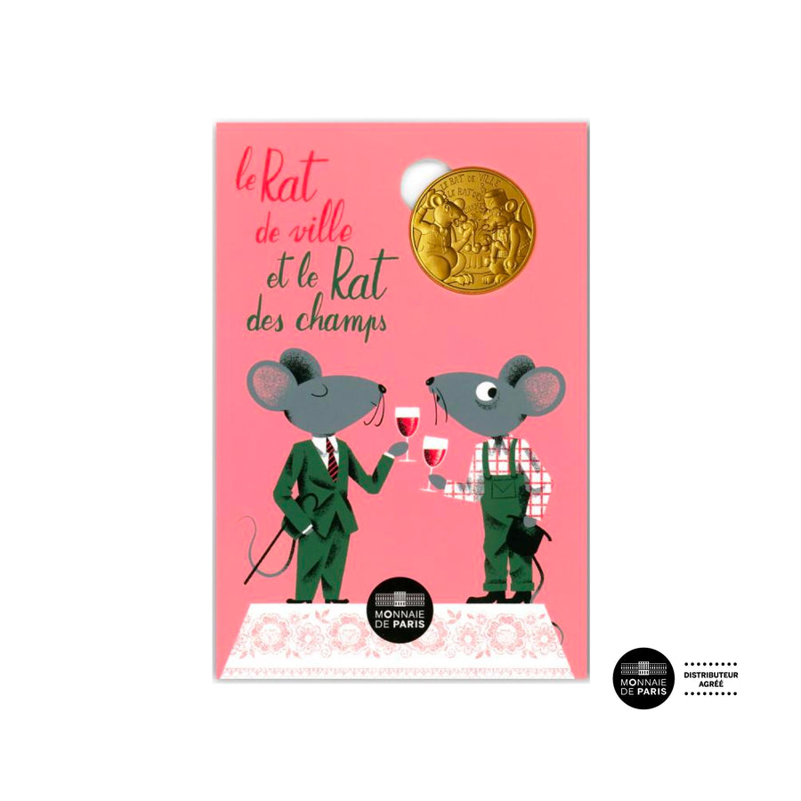 Cartelette Le Rat de Ville and the Rat des Champs - Jean de la Fontaine - 2021