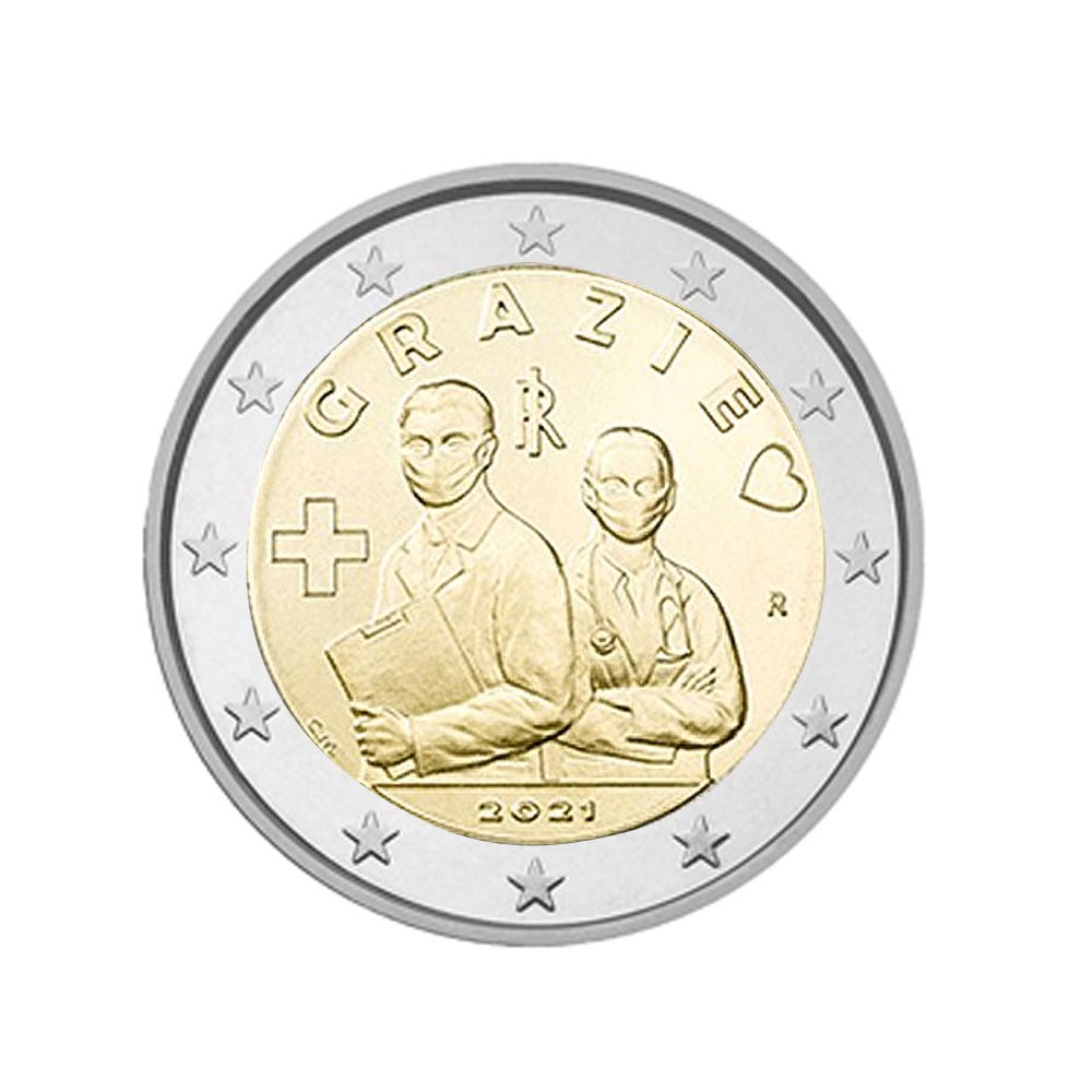 Italia 2021 - 2 Euro Commemorative - Professionisti sanitari