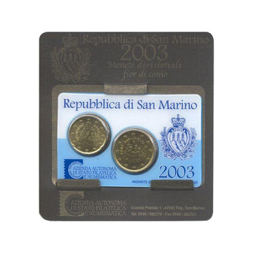 Miniset Saint -Marin - BU 2003