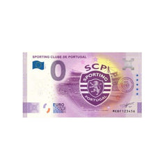 ⁣⁢Nulles eiro suvenīrbanknote - Sporting Clube de Portugal 3 - Portugāle - 2023⁤⁣