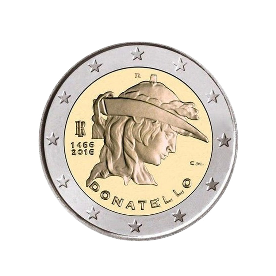 Itália 2016 - 2 euros comemorativo - Donatello