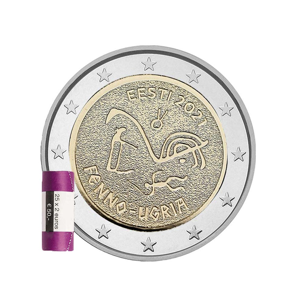 Estonia 2021 - 2 Euro commemorative - Finno -Ugrians peoples