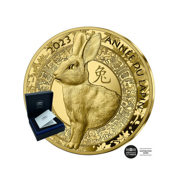 annee du lapin 50 euro or BE 2023