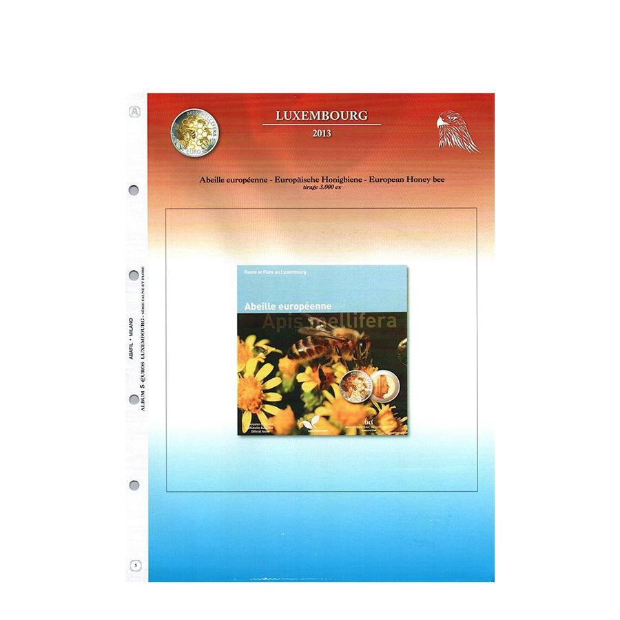 Sheets album 2009 at 2021 - 5 Euro commemorative - Luxembourg
