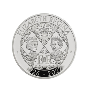 Sua Majestade Rainha Elizabeth II - Currency de 5 libras - BU 2022