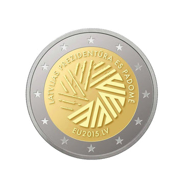 Latvia 2015 - 2 euro commemorative - Presidency of the European Union