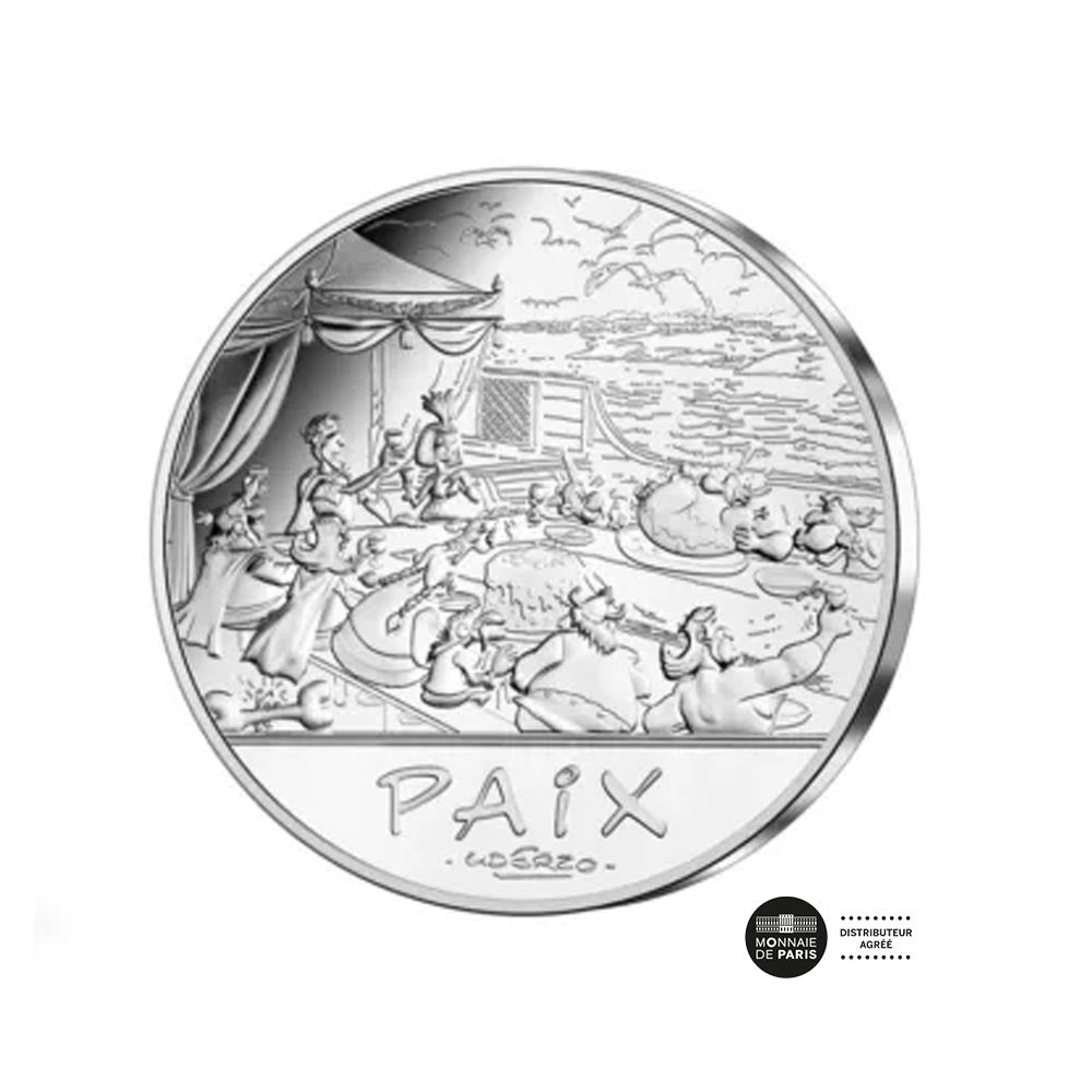 Asterix - Asterix e Paz - Moeda de € 50 dinheiro - BU 2015
