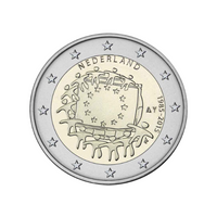 Pays-Bas 2015 - 2 Euro Commémorative - 30è anniversaire du Drapeau Européen