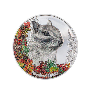 Woodland Spirits – Chipmunk - Monnaie de 500 Togrog - BE 2023