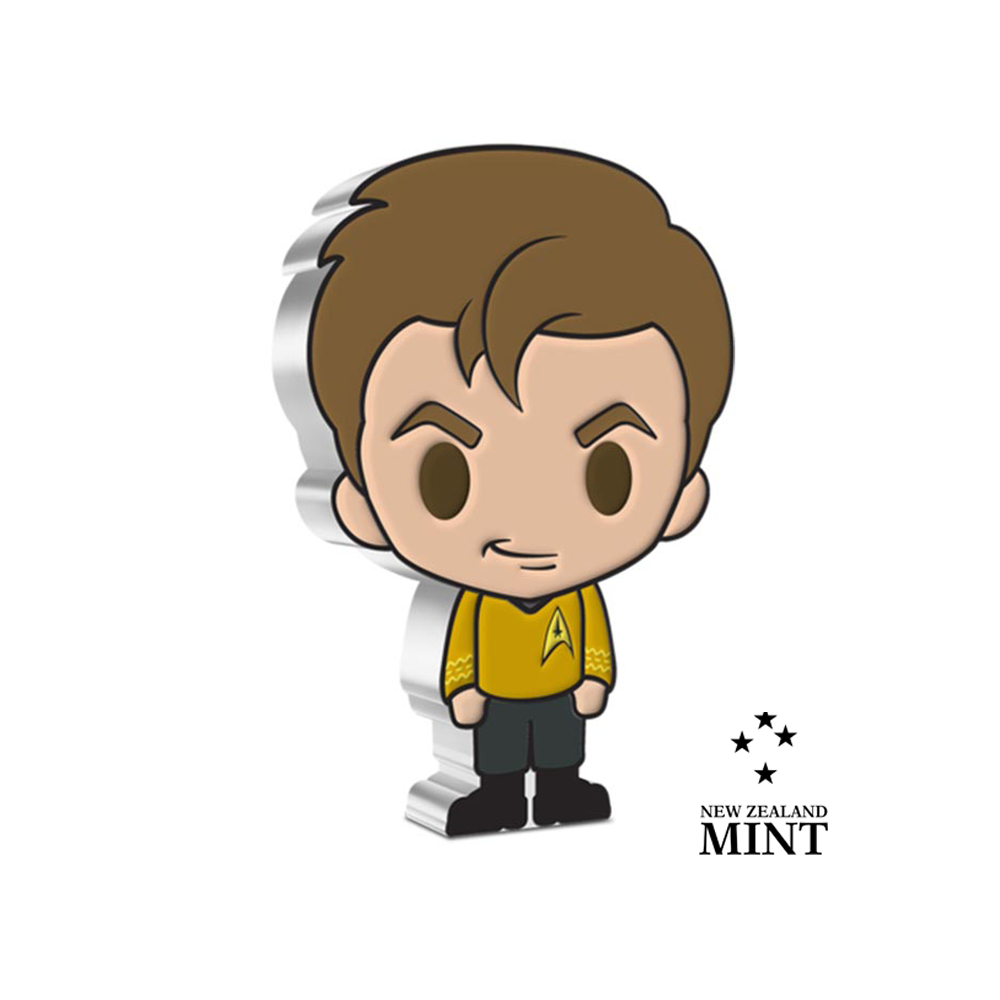 Chibi Coin Collection - Captain James T. Kirk - Star Trek - 1 Unzen