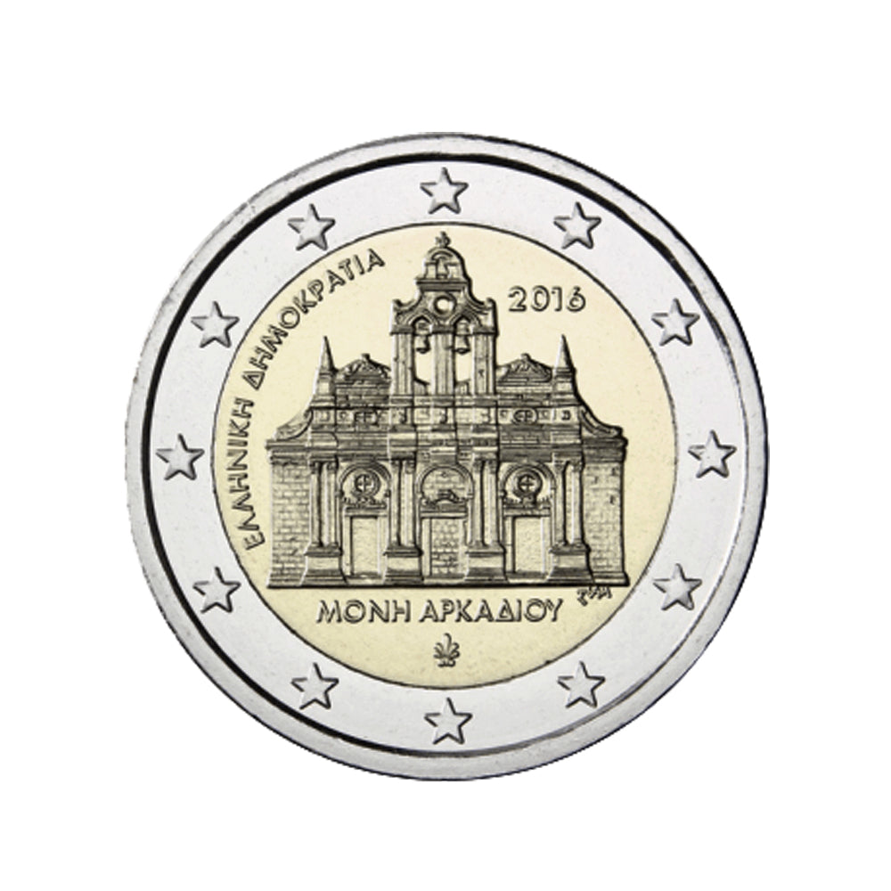 Grecia 2016 - 2 Euro Commemorative - Monastero Arkadi