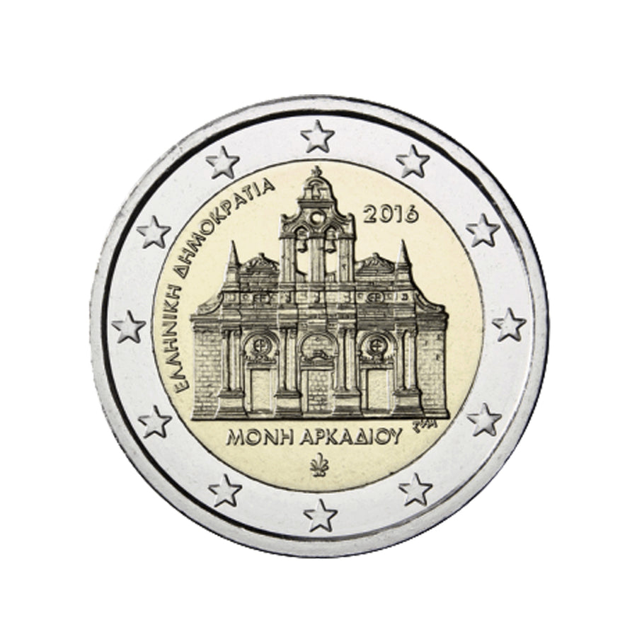 Grecia 2016 - 2 Euro Commemorative - Monastero Arkadi