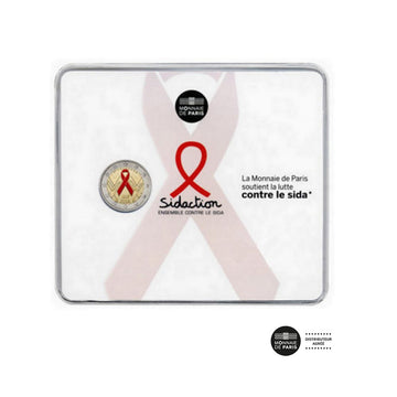 Dia Mundial da Aids - Moeda de € 2 comemorativa - BU 2014