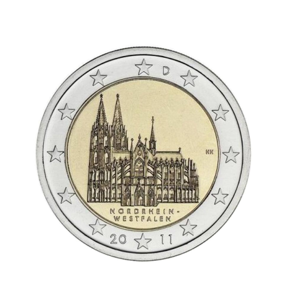 Duitsland 2011 - 2 Euro Herdenkingsvermogen - Rhineland -du -nord - Westphalie