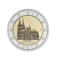 Germania 2011 - 2 Euro Commemorative - Rhineland -Du -Nord - Westphalie