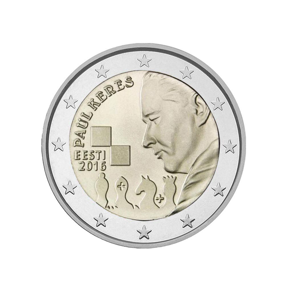 Estônia 2016 - 2 Euro comemorativo - Paul Keres