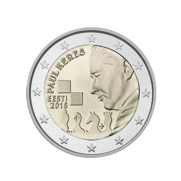 Estonia 2016 - 2 Euro commemorative - Paul Keres