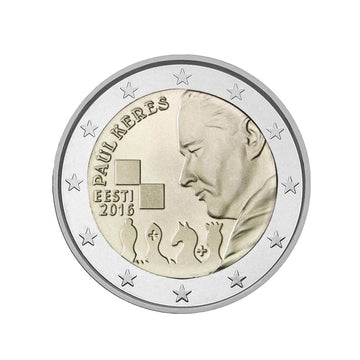 Estônia 2016 - 2 Euro comemorativo - Paul Keres