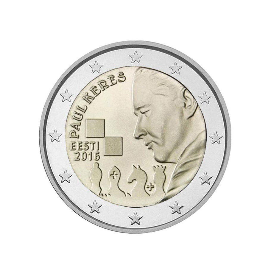 Estland 2016 - 2 Euro Commemorative - Paul Keres