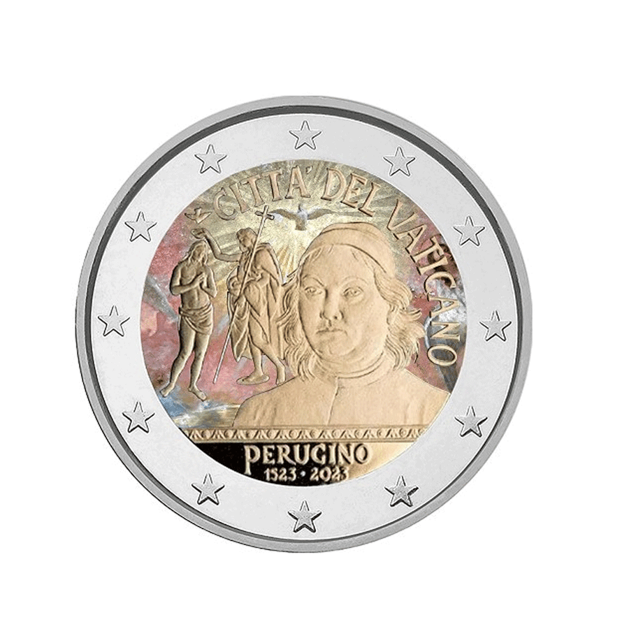 2 EURO comemorativo - 700 anos da morte de Dante Alighieri - seja 2021